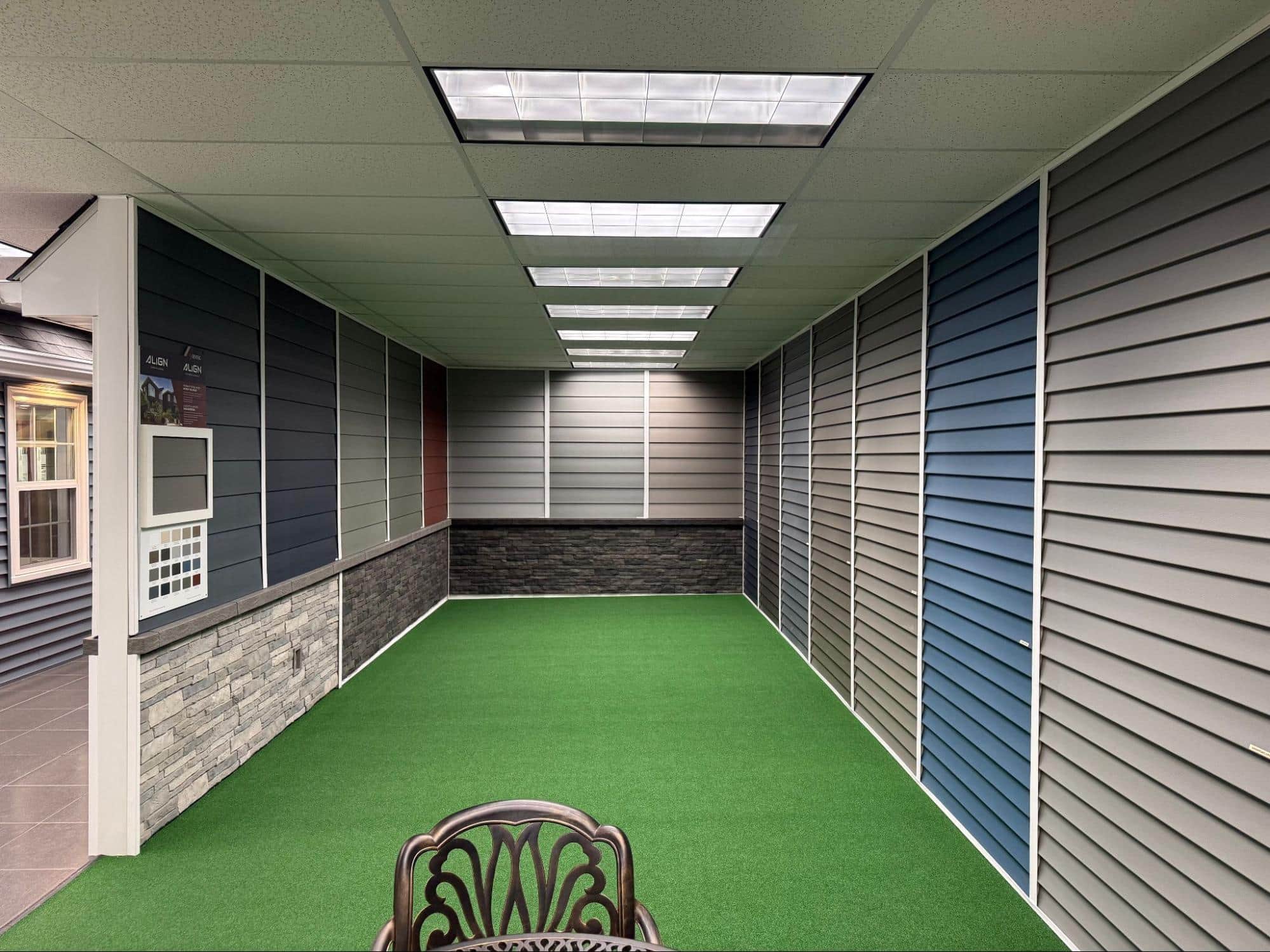 Showroom interior overview