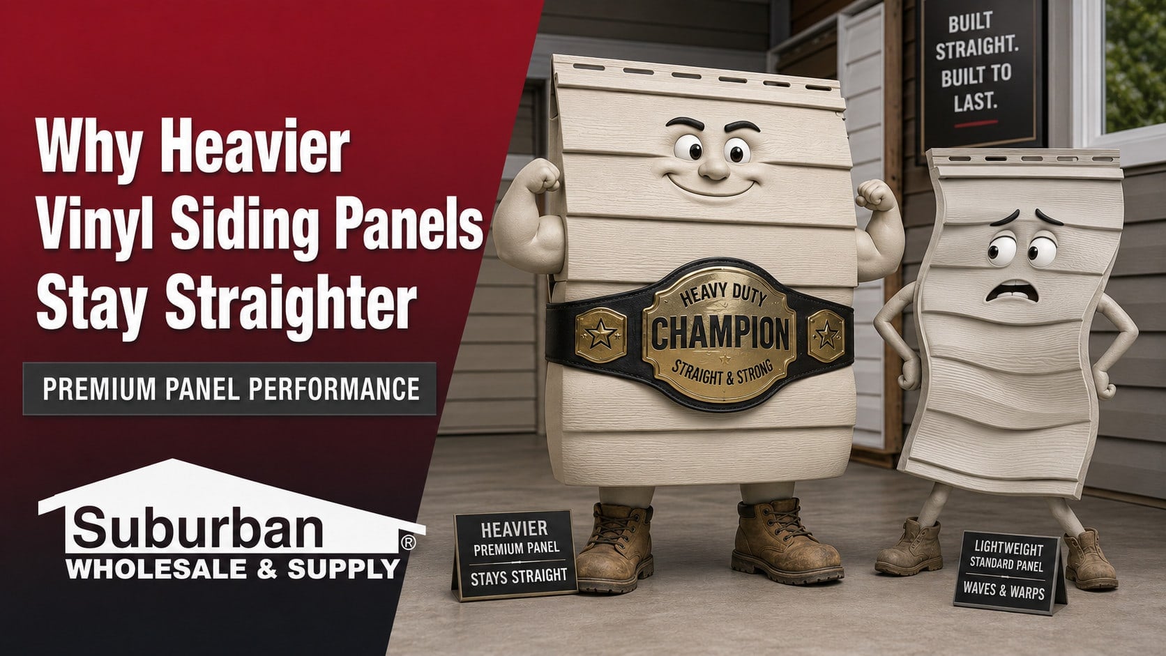 Why Heavier Vinyl Siding Panels Stay Straighter