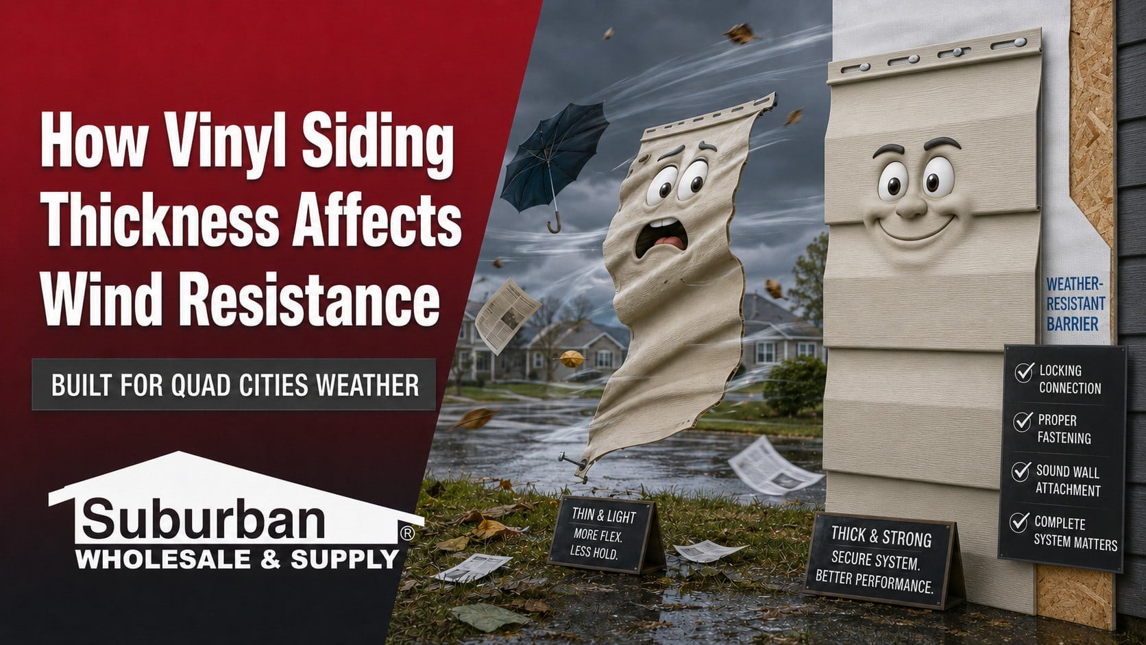 How Vinyl Siding Thickness Affects Wind Resistance