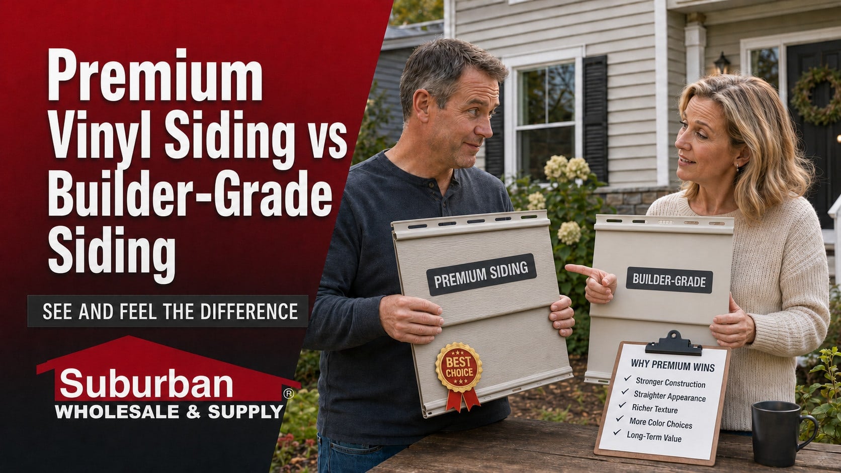 Premium Vinyl Siding vs Builder-Grade Siding