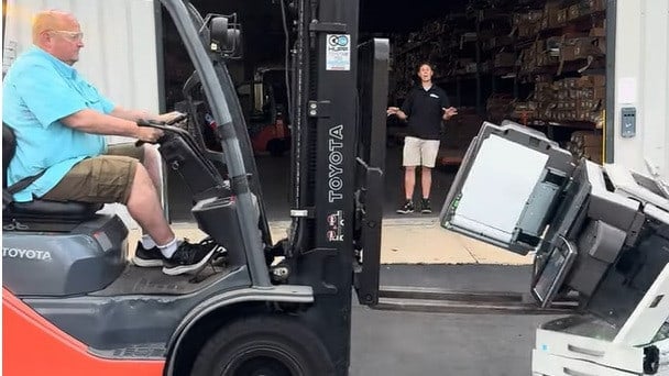 Suburban Wholesale’s “Office Space” Copier Destruction