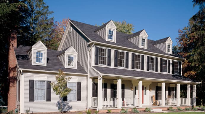 Gentek Cedarwood Steel Siding from suburban wholesale and construction.
