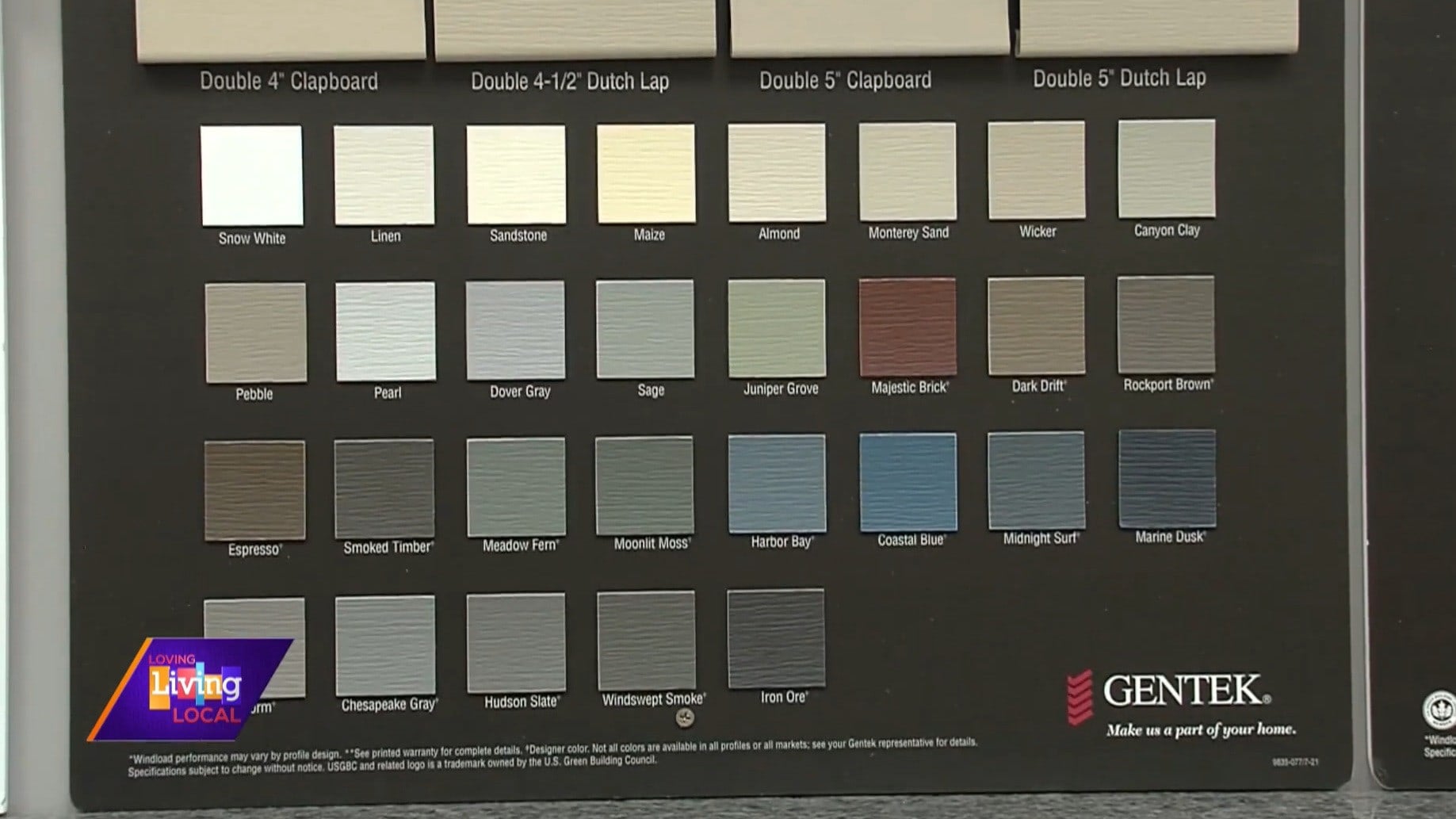 Gentek Sequoia Select Siding | 29 Colors in Stock