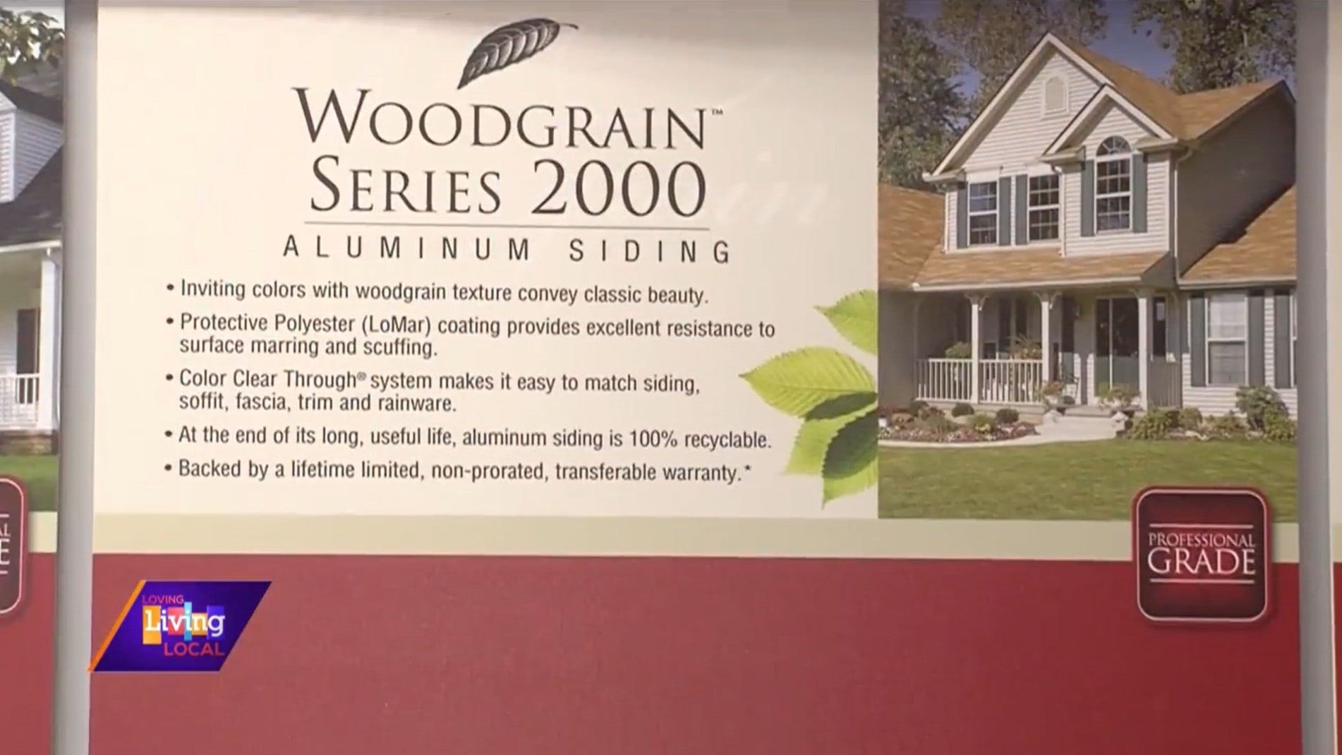 Gentek Woodgrain Series 2000 Aluminum Siding