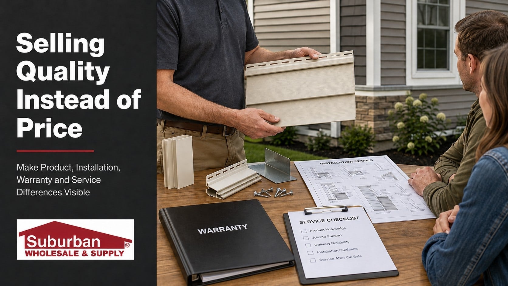 Selling Vinyl Siding Quality Instead of Price