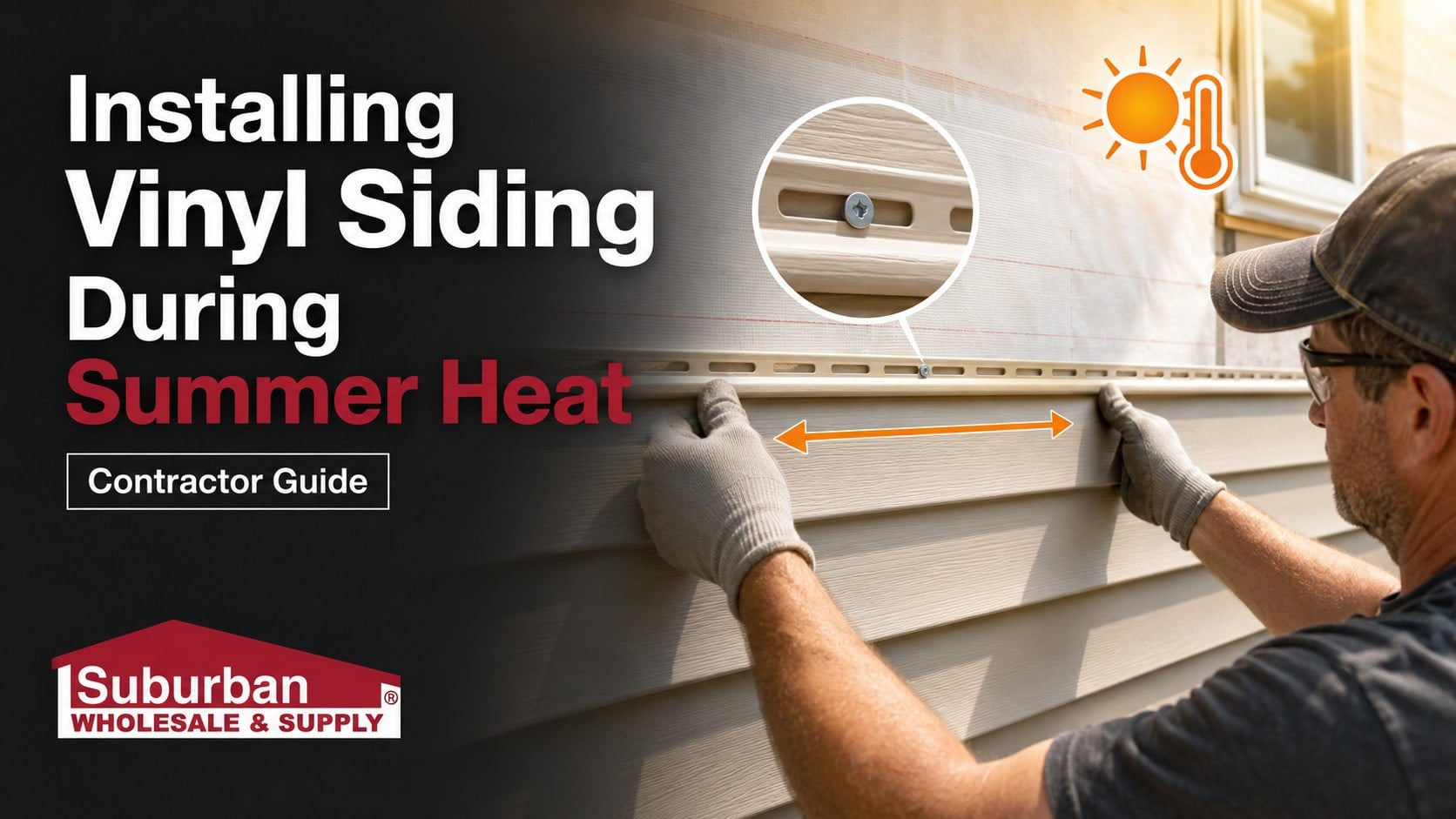 Installing Vinyl Siding During Summer Heat | Contractor Guide