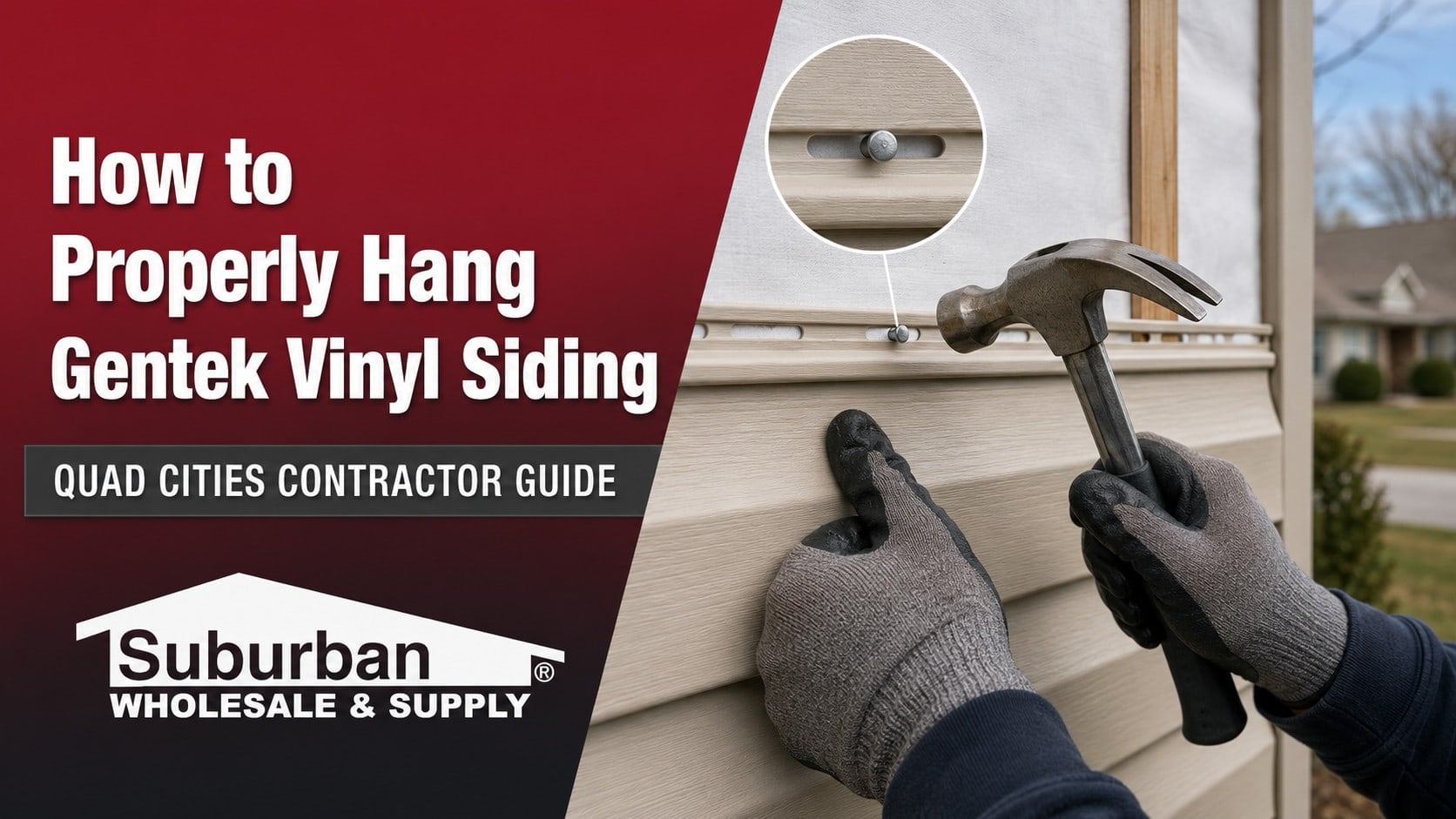 How to Properly Hang Gentek Vinyl Siding | Quad Cities