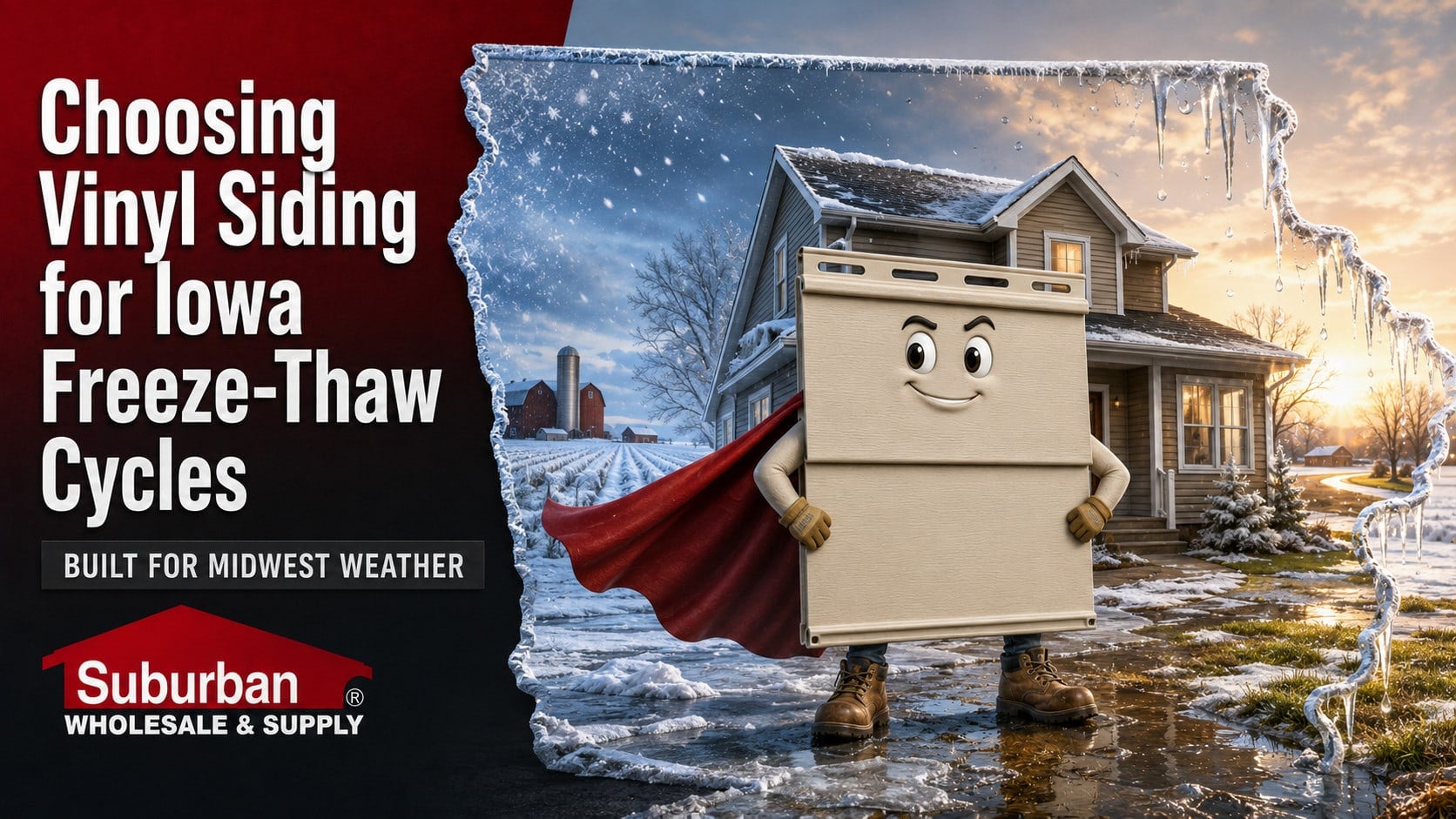 Choosing Vinyl Siding for Iowa Freeze-Thaw Cycles