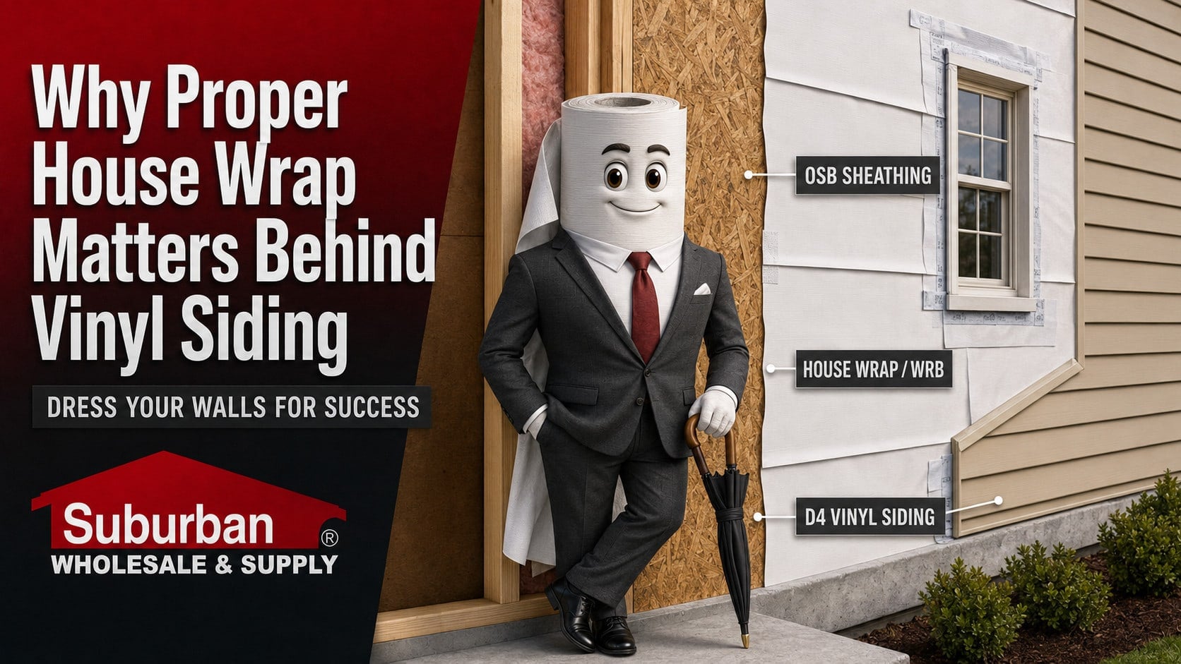 Why Proper House Wrap Matters Behind Vinyl Siding