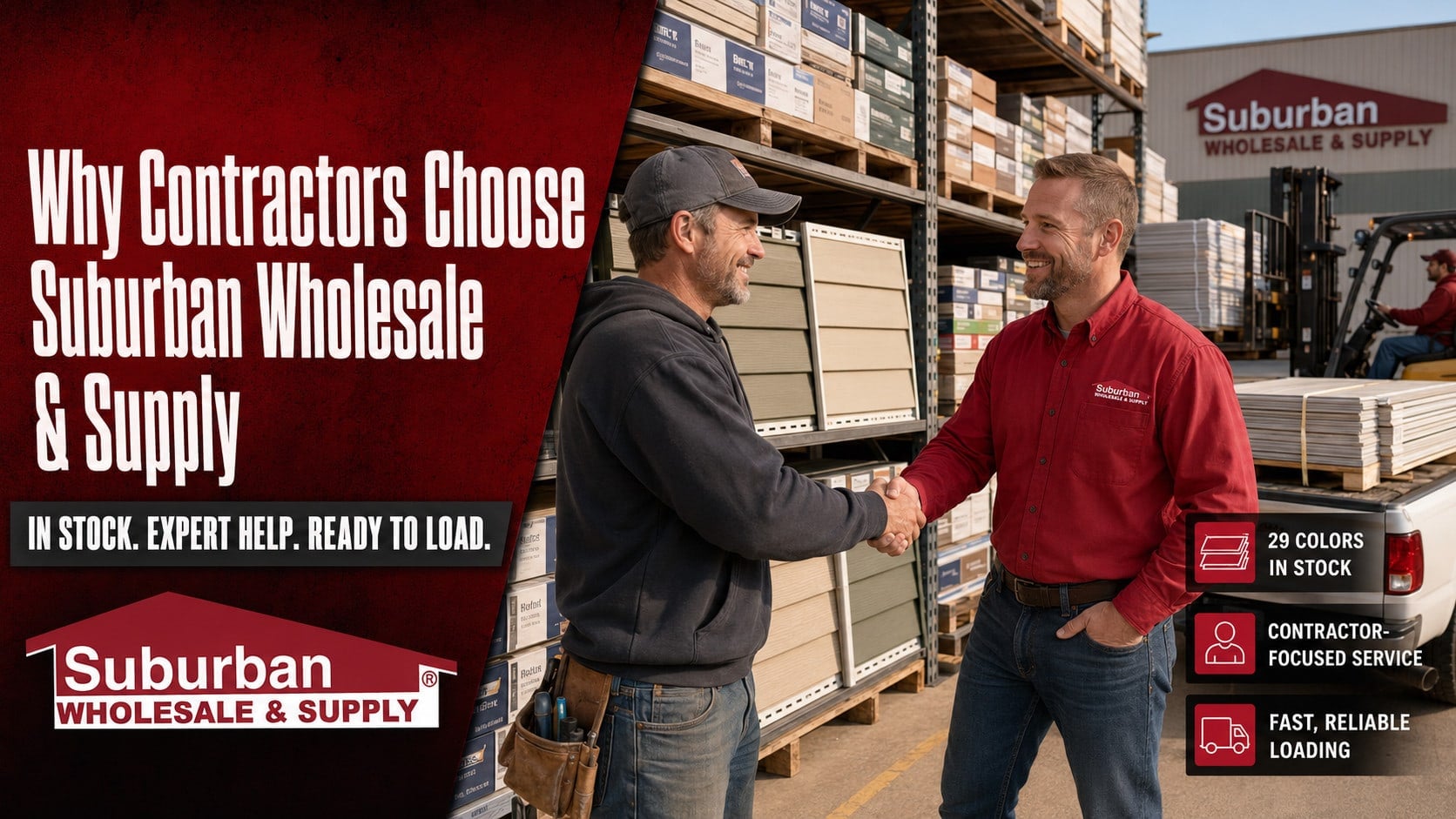 Why Contractors Choose Suburban Wholesale & Supply