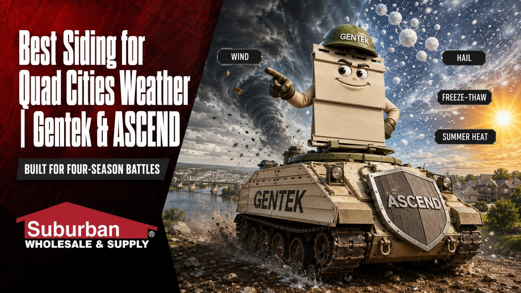 Best Siding for Quad Cities Weather | Gentek & ASCEND