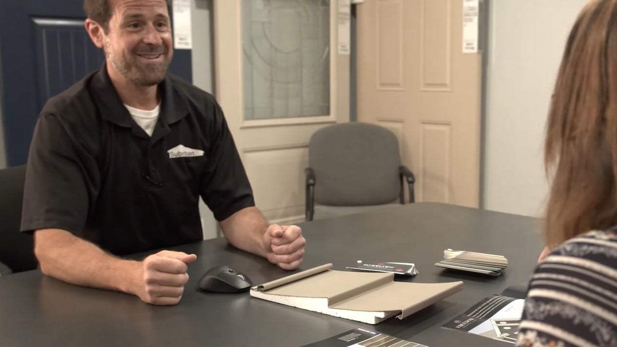 Building a Four-Material Kitchen-Table Siding Presentation | Suburban Wholesale & Supply