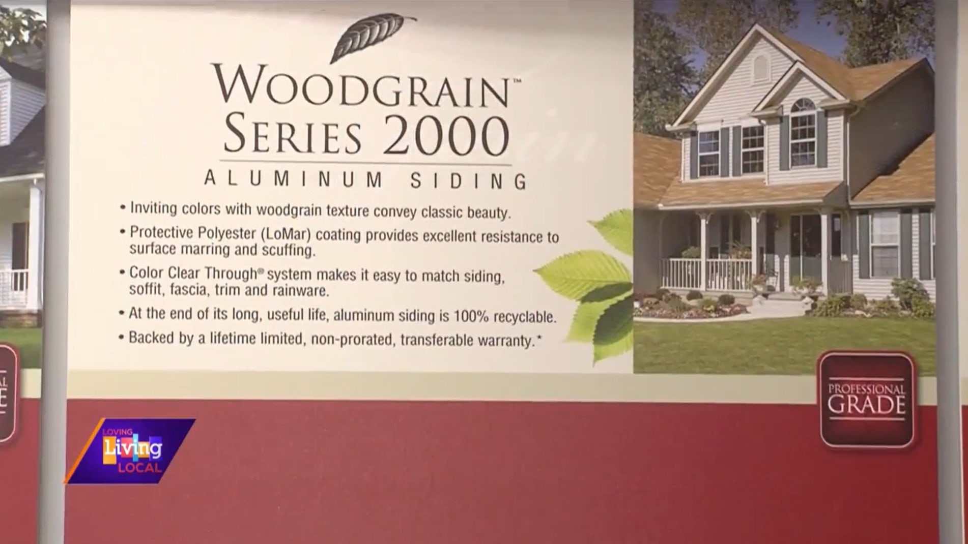 Gentek Woodgrain Series 2000 Aluminum Siding