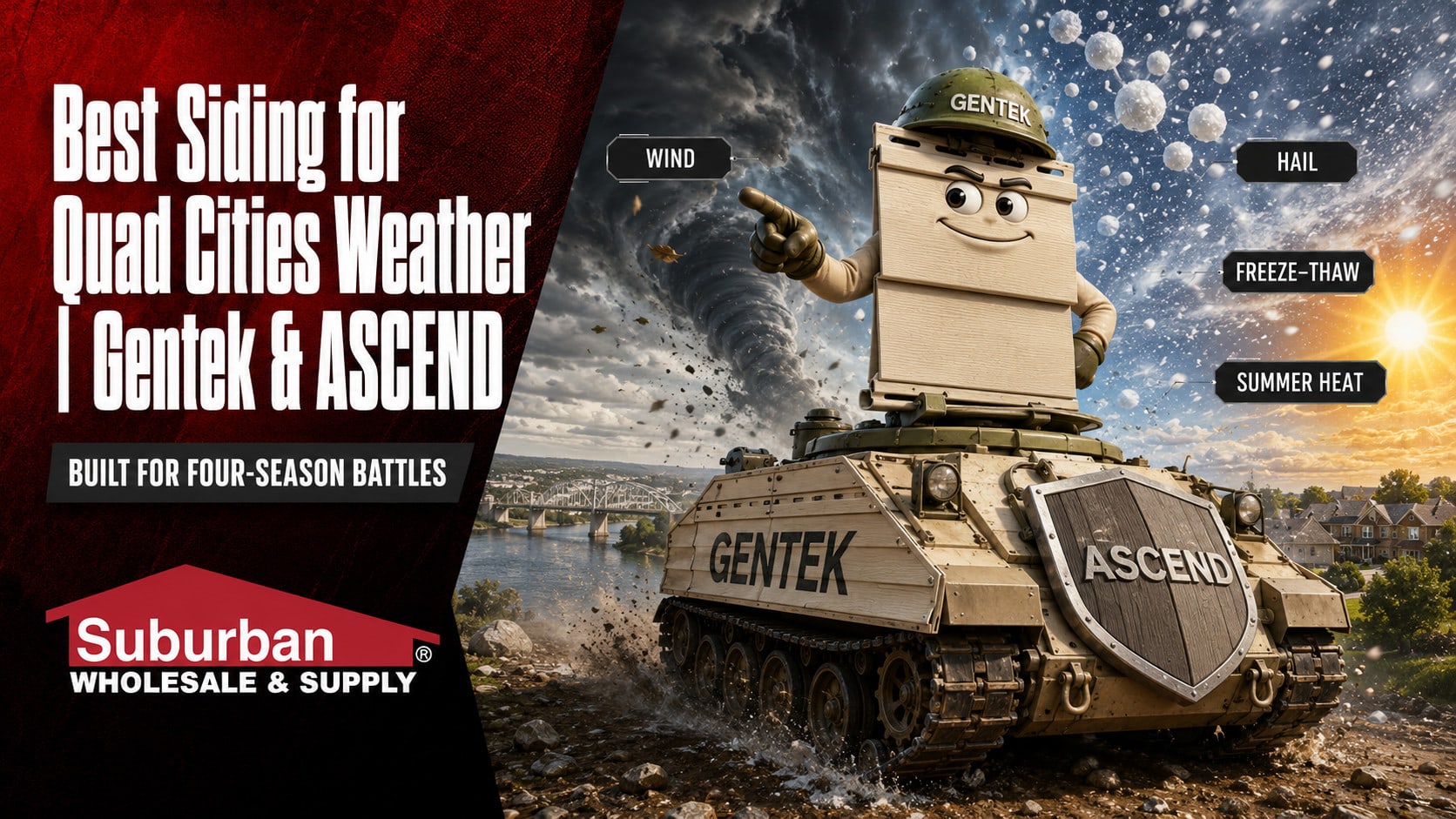 Best Siding for Quad Cities Weather | Gentek & ASCEND